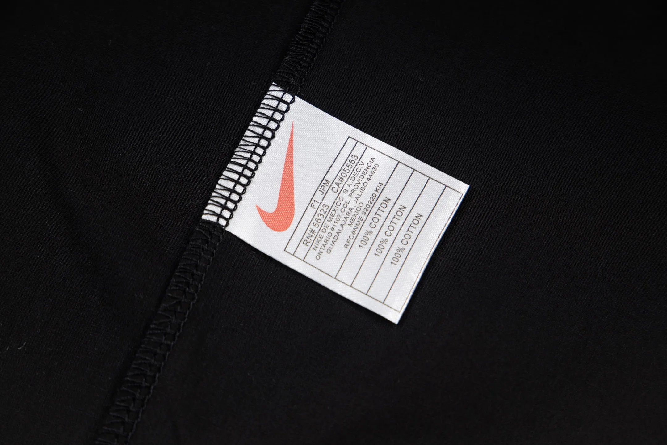 XY 6912# P85（ Quality ） Stussy Nike x Stussy Series Logo Same Style ：Black White Size：S M L XL ： ：